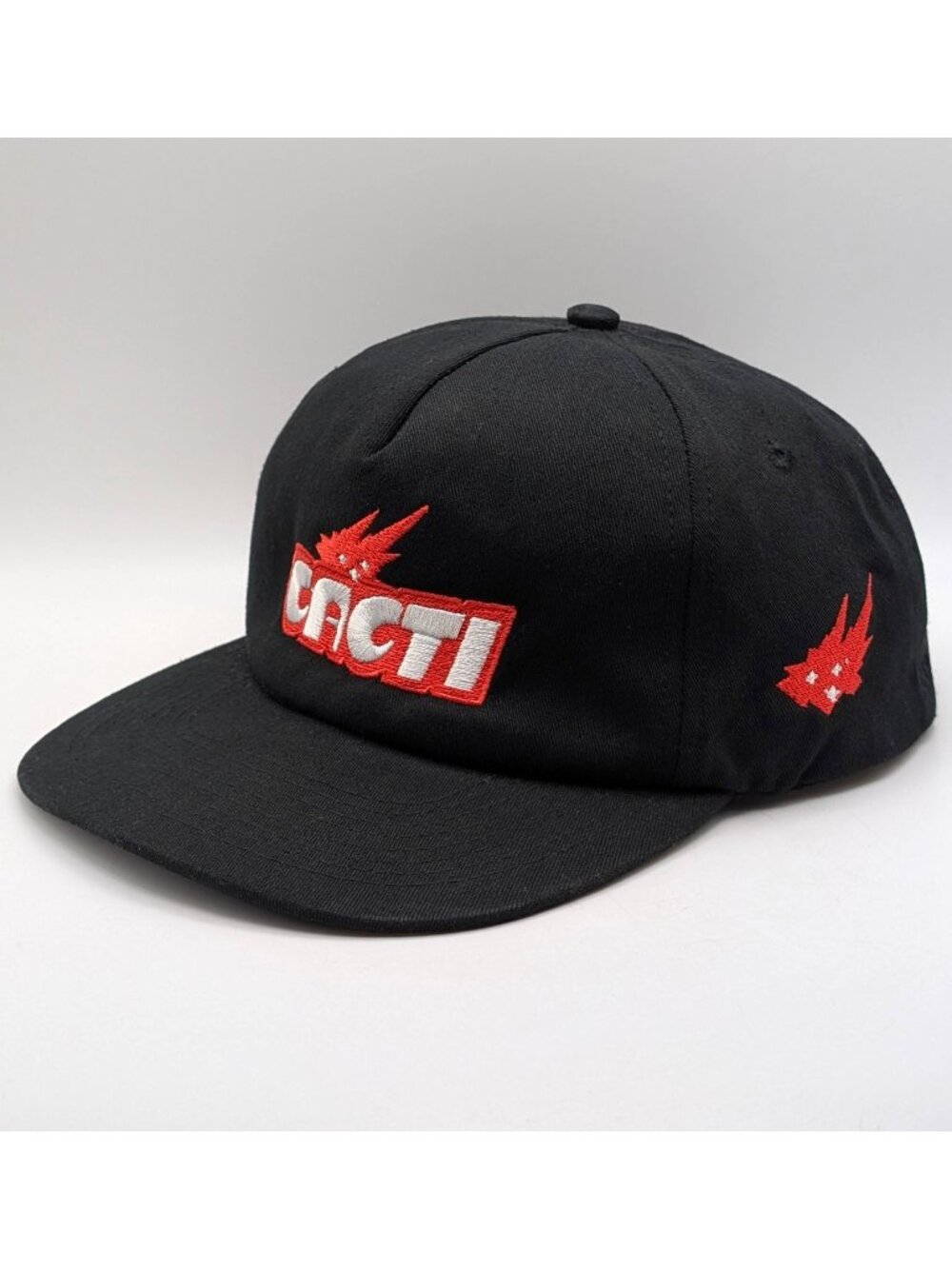 Travis Scott Cacti Promo Hat Cap Snapback Black Red Street Wear Cactus Jack